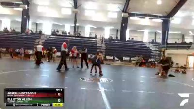 90/105 Round 3 - Elliston Allen, Toombs County vs Joseph Noteboom, Bison Takedown Club