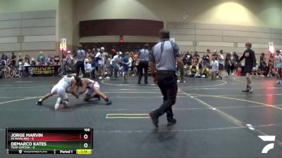 108 lbs Semis & 1st Wrestleback (8 Team) - Jorge Marvin, Mi Mafia Red vs Demarco Kates, Team Gotcha