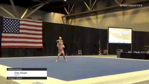 Zoey Zeugin - Women's Group, MAATT - 2021 USA Gymnastics Championships
