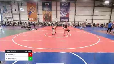 132 lbs Consi Of 32 #2 - Tyler Kadish, MA vs Kaleb Medina, NM