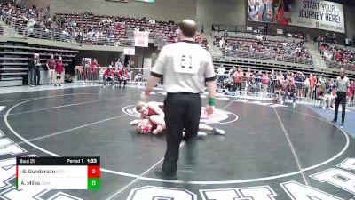 Quarterfinal - Bella Gunderson, Bear River vs Abigail Miles, Crimson Cliffs High