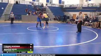 285 lbs Placement Matches (8 Team) - Brendan Nolte, Marist School vs Tyranny McGowan, Columbus