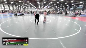 76 lbs Rd# 2 10:30am Friday - Connor Bagdonas, Team Ohio vs Zackary Swingle, M2TC Red