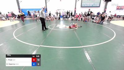 32 kg Rr Rnd 3 - Isabella Thiel, Virginia Red vs Kendyl Kearns, MGW Jaw Breakers