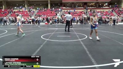 105 lbs 5th Place Match - Noah Cooper, Lincoln Squires vs Layton Stevens, Kansas Young Guns Wrestling Cl