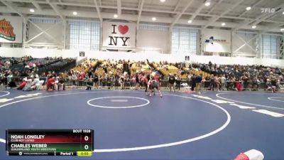 120 lbs Cons. Round 4 - Charles Weber, Guilderland Youth Wrestling vs Noah Longley, Club Not Listed