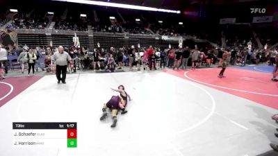 73 lbs Quarterfinal - Jonathan Schaefer, Gladiator Wr Ac vs Jaxon Harrison, Windsor WC