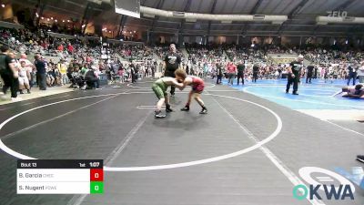 105 lbs Round Of 32 - Braxton Garcia, Checotah Matcats vs Sam Nugent, Powerhouse Wrestling