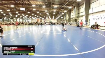68 lbs Rd# 5- 3:45pm Friday Final Pool - Jaxon Flood, Minion Green vs Kanoa Saferite, VA Hammers