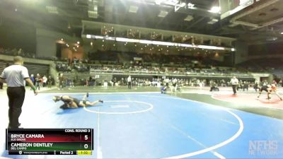 145 lbs Cons. Round 3 - Bryce Camara, Elk Grove vs Cameron Dentley, Del Campo