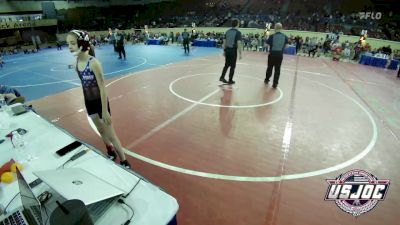 73 lbs Consi Of 8 #1 - Gracelyn Lickliter, Perry Wrestling Academy vs Arely Gonzalez, Little Axe Takedown Club