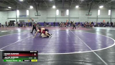 174 lbs Quarterfinal - Jacob Sherzer, Cornell College vs Ryker Kurimski, Coe