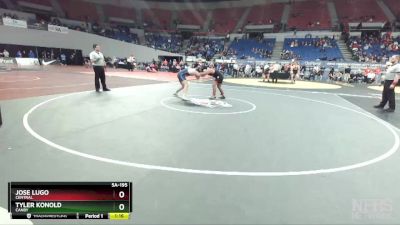 5A-195 lbs Semifinal - Jose Lugo, Central vs Tyler Konold, Canby