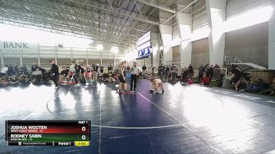 187 lbs Quarters & Wb (16 Team) - Rodney Sabin, Utah Black vs JOSHUA WOOTEN, West Coast Riders