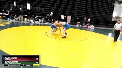 184 lbs 1st Place Match - Owen Heiser, Air Force vs Blake Jouret, Pratt Community College