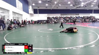 132 lbs Champ. Round 2 - Jay Arana, San Fernando vs Kennan Murray, Los Alamitos