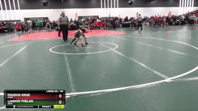 50 lbs Round 5 - Maddox Krise, PGHS vs Landon Phelan, SEHS