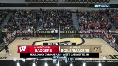 Big Ten Volleyball: Wisconsin Vs. Purdue