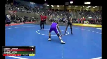 170 lbs Quarterfinals (8 Team) - Gannon Lewis, 2/1A Jefferson vs Joseph Lathrop, 2/1A Elgin