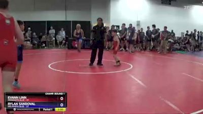 71 lbs Round 1 (16 Team) - Evann Linn, Minnesota Blue vs Rylan Sandoval, Oklahoma Blue