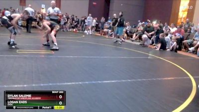 91 lbs Champ. Round 1 - Dylan Salemie, Terminator Wrestling Academy vs Logan Eads, Eads