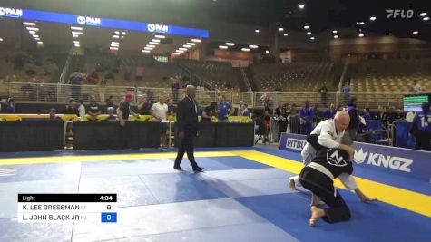 KENNETH LEE DRESSMAN vs LEO JOHN BLACK JR 2024 Pan Jiu Jitsu IBJJF Championship
