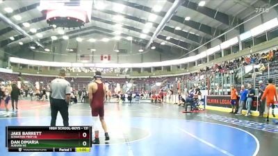 131 lbs Cons. Round 2 - Dan Dimaria, Auburn HS vs Jake Barrett, Scranton Prep Hs