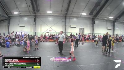 46/52 Round 2 - Jordyn Sang, Bison Takedown Club vs Autumn Wesolowski, Wrestlowskis