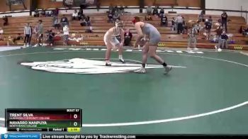 174 lbs 1st Place Match - Trent Silva, Clackamas Community College vs Navarro Nanpuya, North Idaho College