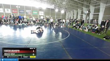 74 lbs Quarters & Wb (16 Team) - Brock Gale, Sanderson Wrestling Academy vs Porter Branson, Salem Elite Wrestling