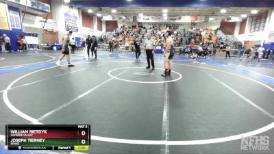 215 lbs Champ. Round 1 - Joseph Tierney, Irvine vs William Rietdyk, Lucerne Valley