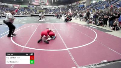 130 lbs Round Of 16 - Jackson Bentley, Buena Vista Middle School vs Eli Bency, Colorado Outlaws