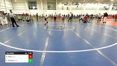 100 lbs Round Of 32 - Keagan Kelly, Mcwc vs Zack Willette, Krazy Monkey WC