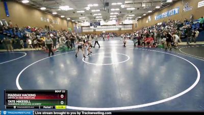 88 lbs Quarterfinal - Maddax Hacking, Uintah Jr High Wrestling vs Tate Mikesell, Sanderson Wrestling Academy