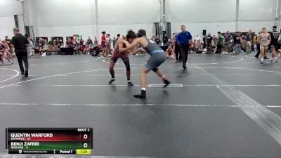 157 lbs Semis (4 Team) - Quentin Warford, D3Primus vs BENJI ZAFRIR, RedNose