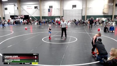 46 lbs Champ. Round 1 - Canaan Lewis, Bennett Wrestling Club vs Braxton Moore, Dorchester