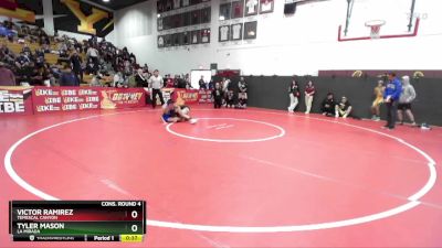 126 lbs Cons. Round 4 - Victor Ramirez, Temescal Canyon vs Tyler Mason, La Mirada