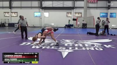 120 lbs Cons. Round 5 - Cameron Sanchez, Eastern Carolina Wrestling vs Noah Rankin, Richmond Wrestling Club