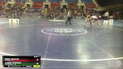 145 lbs Semis & 1st Wrestleback (8 Team) - Kiera Aguilar, W1-Minot vs Aubrie Overson, W3-Bismarck