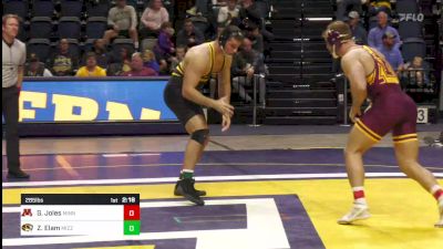 285 lbs Semifinal - Garrett Joles, Minnesota vs Zach Elam, Missouri