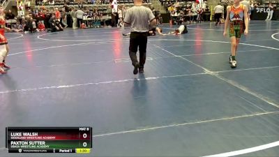 80 lbs Cons. Round 1 - Paxton Sutter, Ubasa Wrestling Academy vs Luke Walsh, Siouxland Wrestling Academy