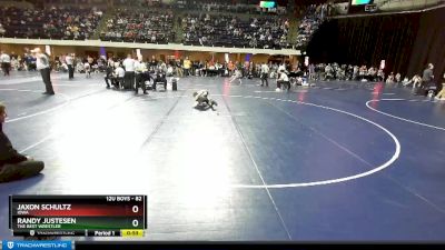 82 lbs Cons. Round 3 - Jaxon Schultz, Iowa vs Randy Justesen, The Best Wrestler