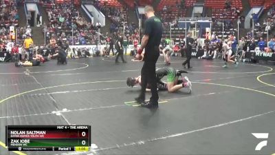 145 lbs Cons. Semi - Nolan Saltman, Eaton Rapids Youth WC vs Zak Iobe, Mendon WC