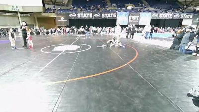 49 lbs Cons. Round 4 - Mason Crouter, Steelclaw Wrestling Club vs Dennis Wiltse, Enumclaw Yellow Jackets Wrestling Club