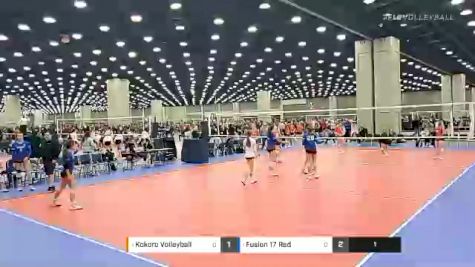 Kokoro Volleyball vs Fusion 17 Red - 2022 JVA World Challenge presented by Nike - Expo Only
