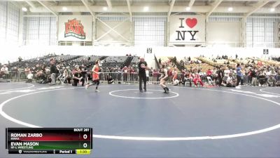 96 lbs Quarterfinal - Evan Mason, HF-L Wrestling vs Roman Zarbo, NWAA