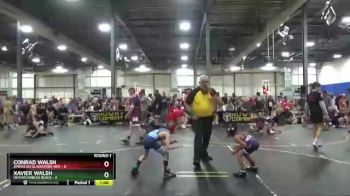 52 lbs Round 1 (6 Team) - Conrad Walsh, American Gladiators-Red vs Xavier Walsh, Untouchables Black