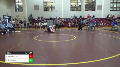 165 lbs Round Of 16 - Drake Bowers, Christian Brothers vs Thomas Robinson, The Lovett School