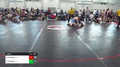 140 lbs Pools - Connor Flaherty, Ohio Gold 14K vs Adam Phillips, Patriots Wrestling Club