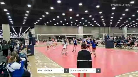 Five:1 14-black vs DC warriors 14/15 - 2022 JVA World Challenge presented by Nike - Expo Only